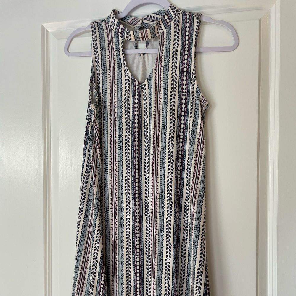 Mudd Multicolor Striped Midi Dress